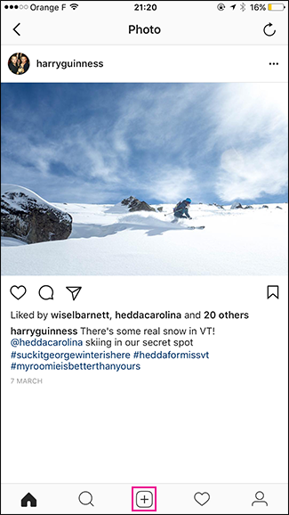 Экран с кнопкой выбора нескольких фото