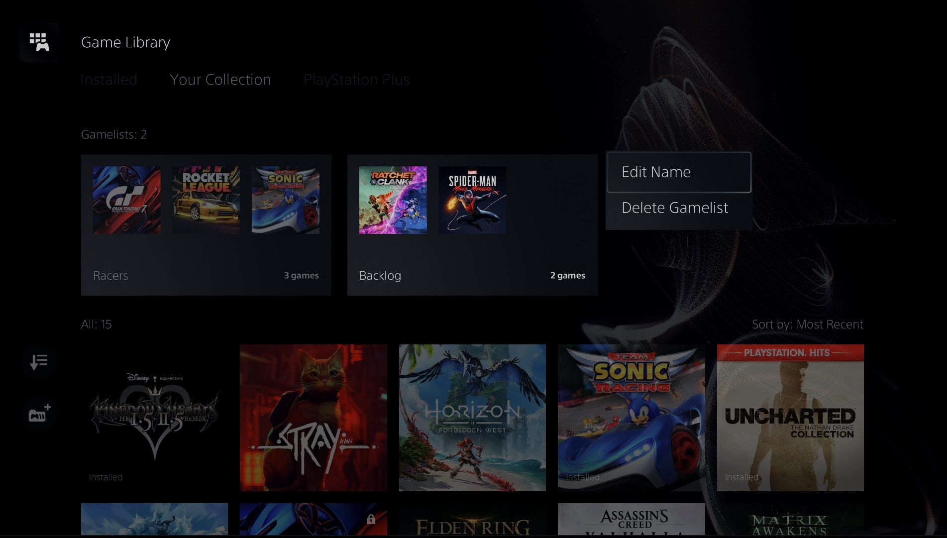 Как добавить или удалить игры из gamelist — экран редактирования имени