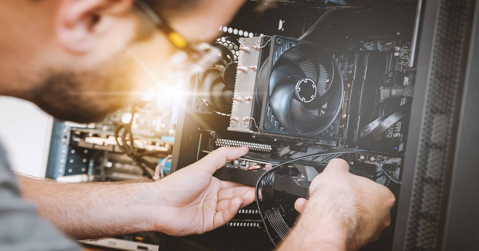 Ремонт аппаратного обеспечения — иллюстрация проблемы с файлами