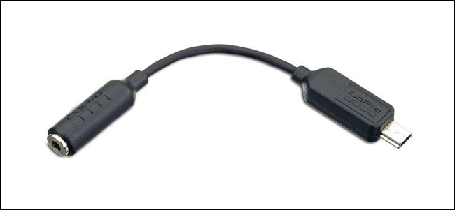 Адаптер GoPro с 3.5 мм разъёмом, крупный план