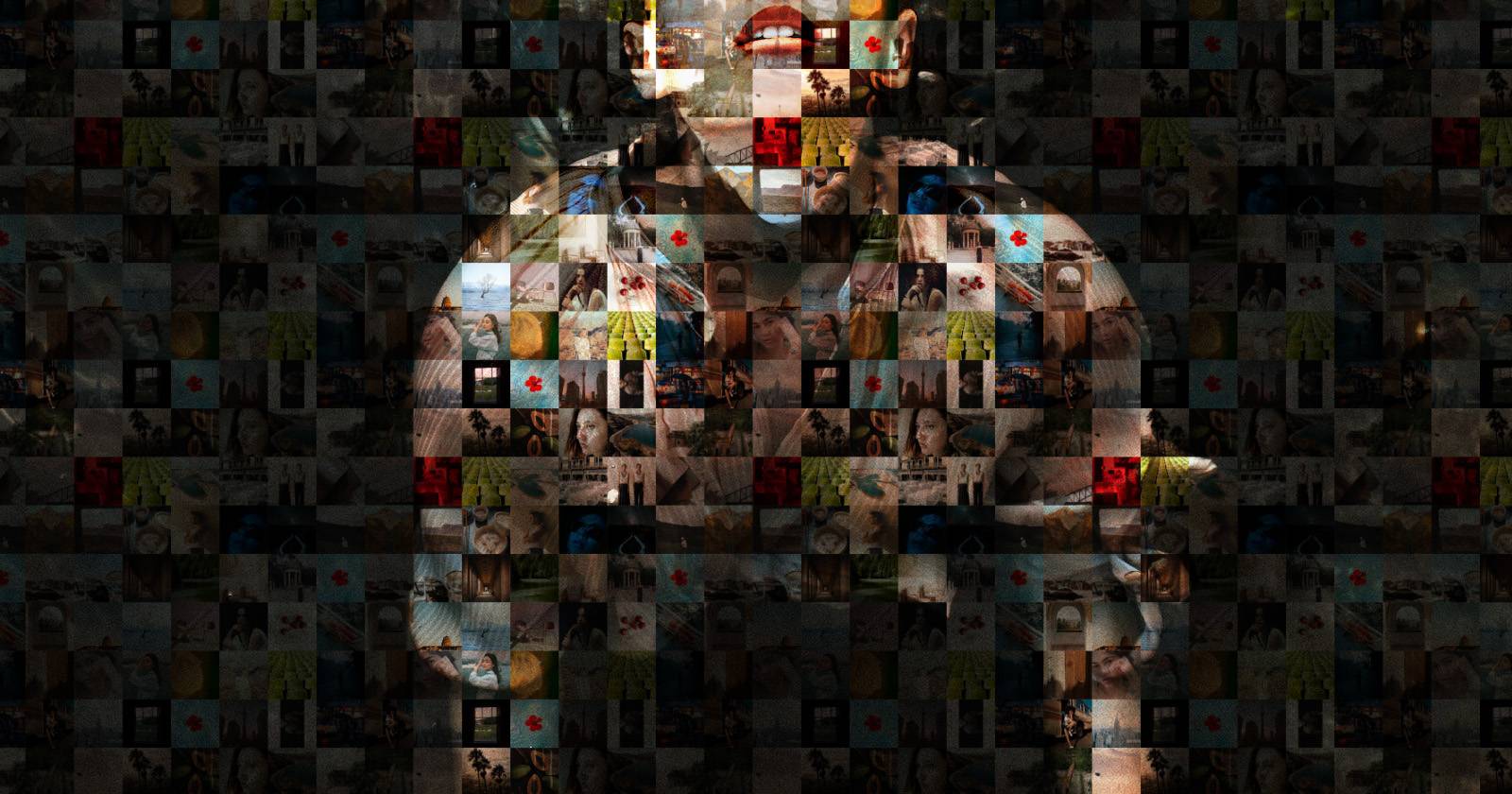 Photo mosaic results in Photoshop