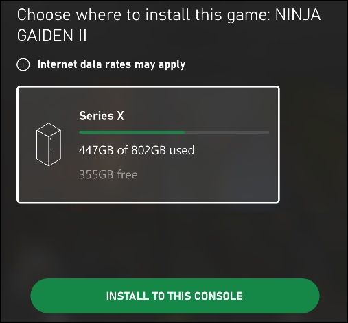 установка игры на консоль через приложение xbox game pass