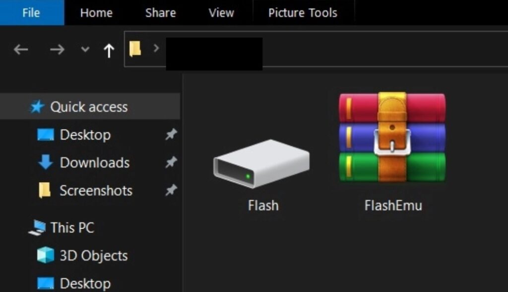 Распакованный файл VHDX на рабочем столе