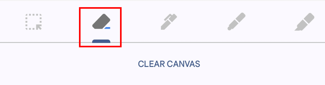 Инструмент ластика в Google Keep