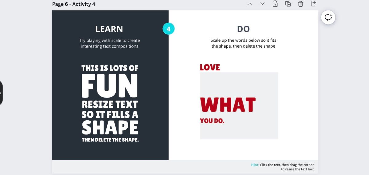 Canva Design School font tutorial shape how to