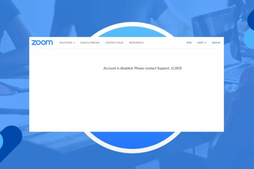 Почему отключён аккаунт Zoom и как его восстановить