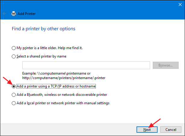 Мастер добавления по TCP/IP
