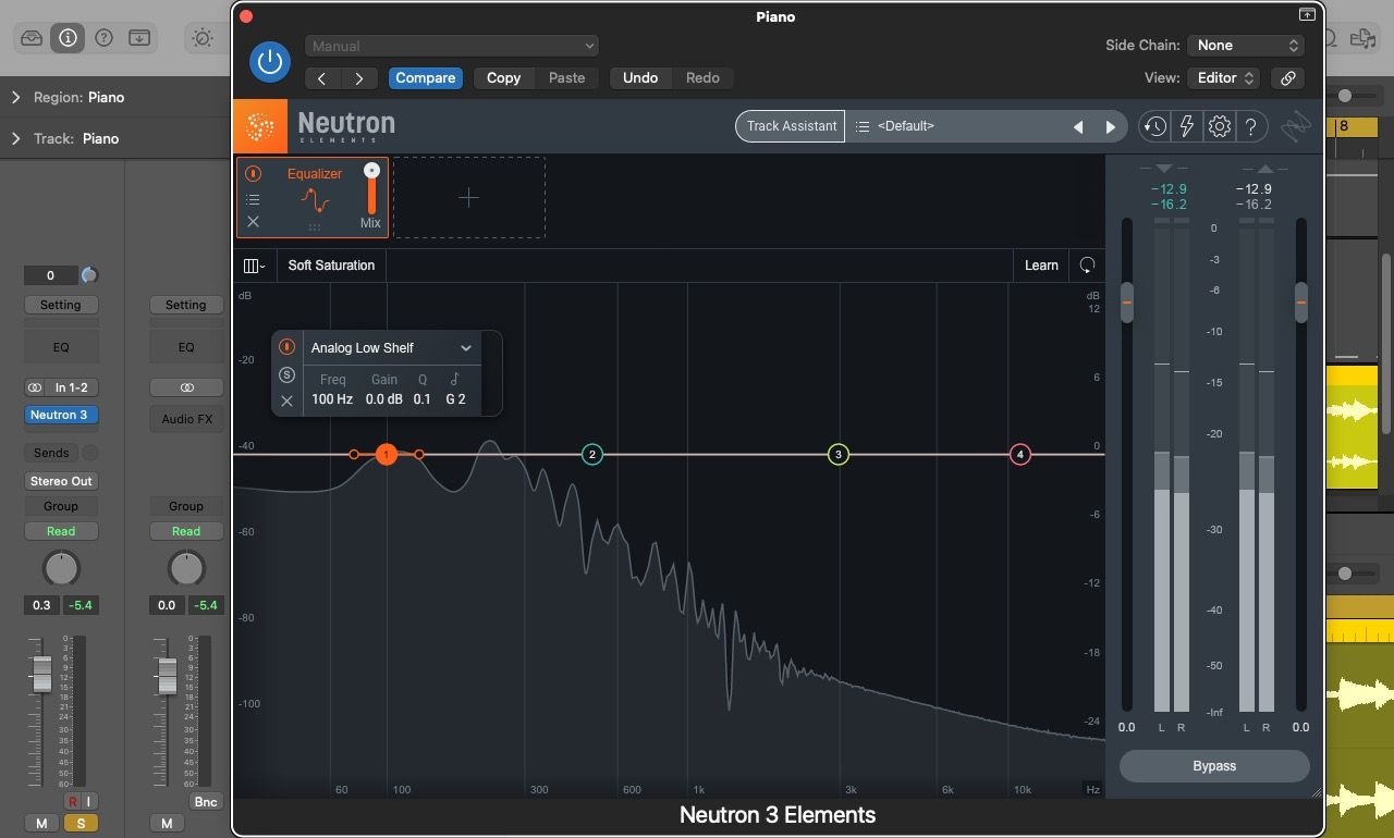 Neutron 3 EQ plugin in Logic Pro X