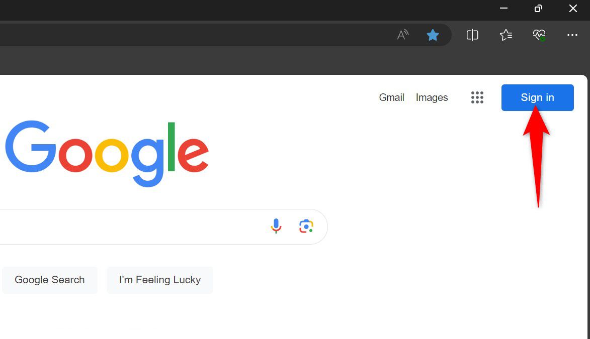 Кнопка Войти на Google.