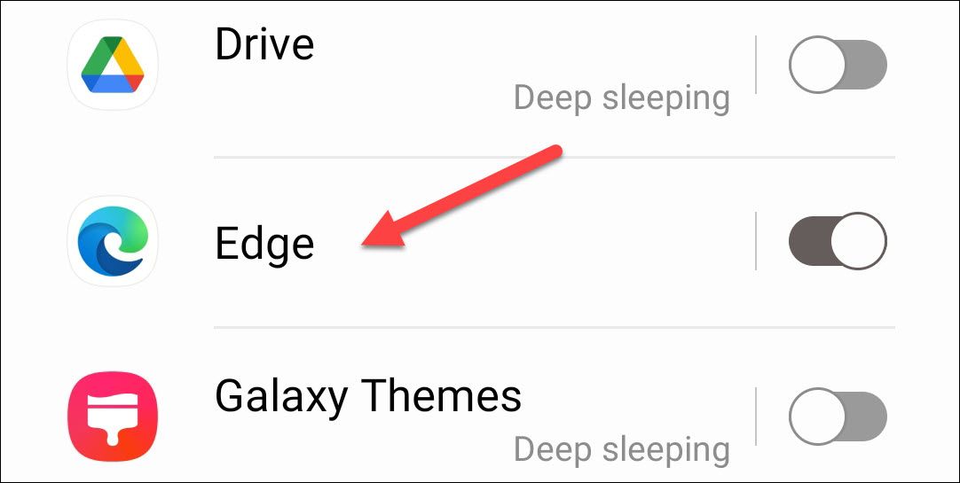 Выберите приложение из списка.