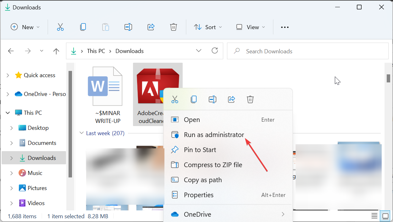 로그인 없이 Adobe 소프트웨어 제거 가이드