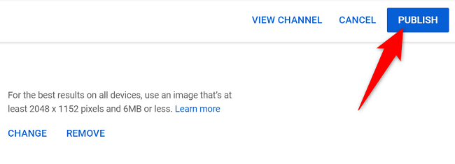 Нажмите «Опубликовать» в правом верхнем углу.