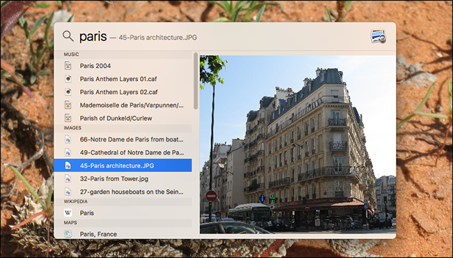 Результаты поиска фото из поездки в Париж с миниатюрами справа