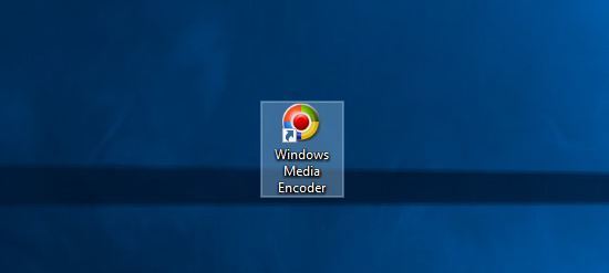 Ярлык Windows Media Encoder