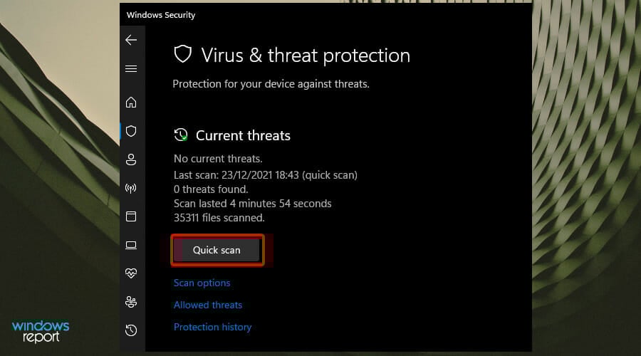 Запуск быстрой проверки