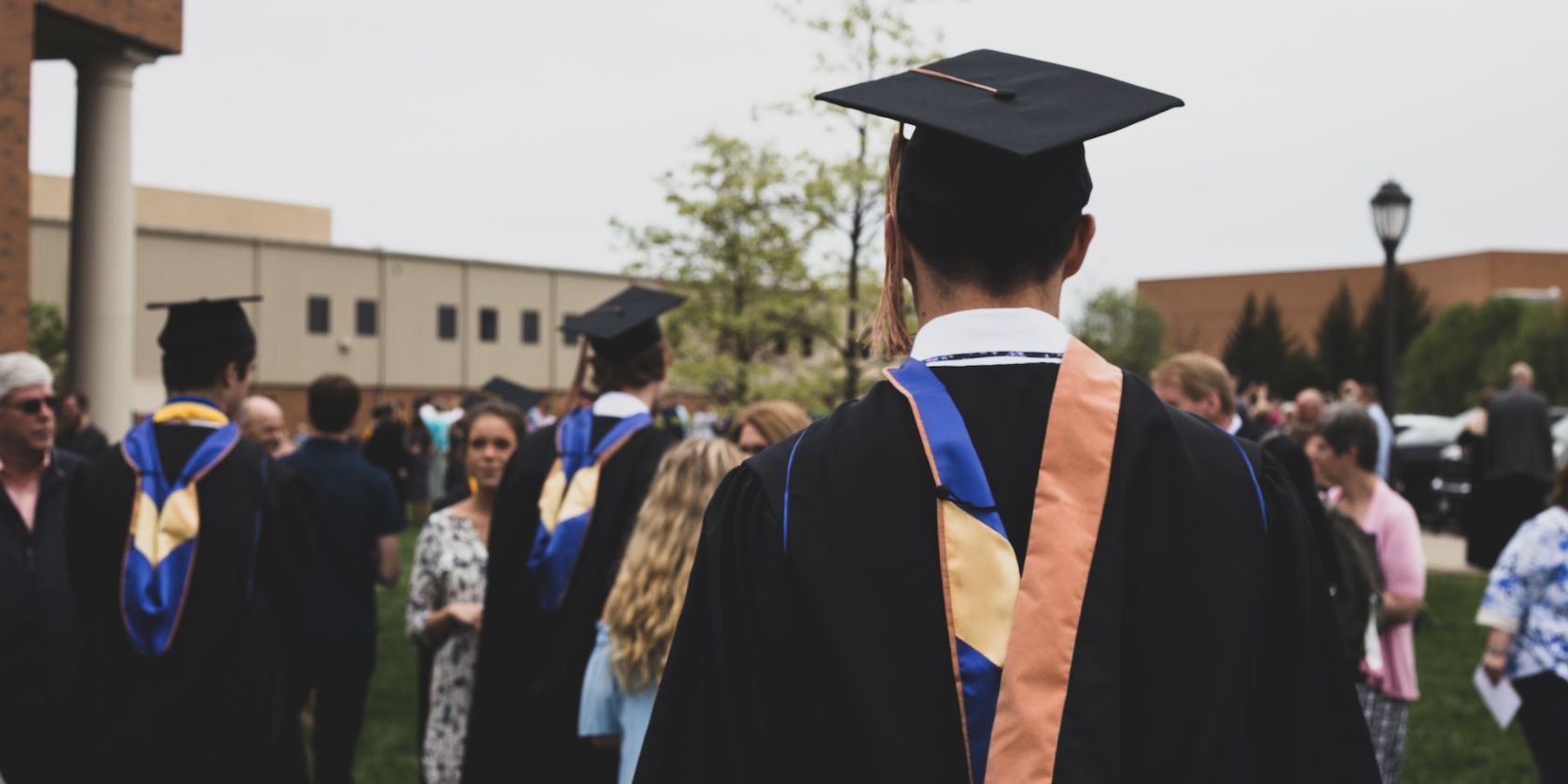 a college graduation ceremony