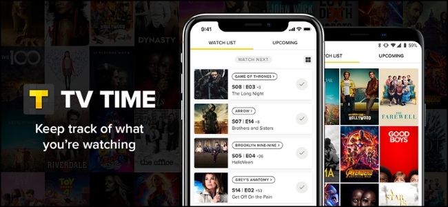 логотип приложения TV Time на мобильном экране