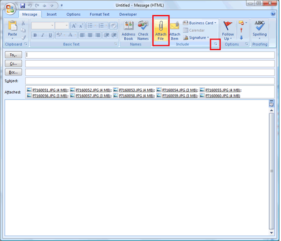 Уменьшение размера фото для email — Outlook и Thunderbird