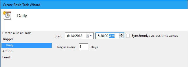 Установка времени для светлой темы