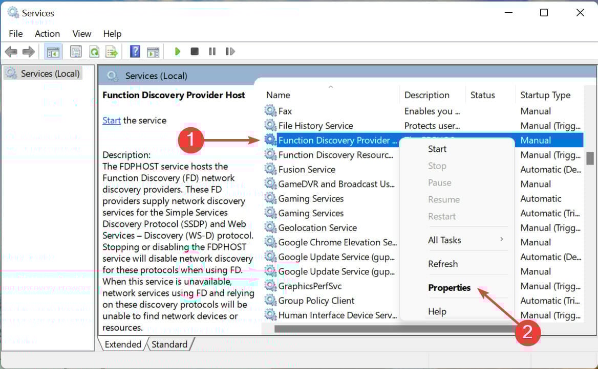 Function Discovery Provider Host