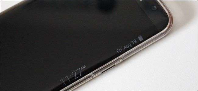 Включить Night Clock на Samsung Edge