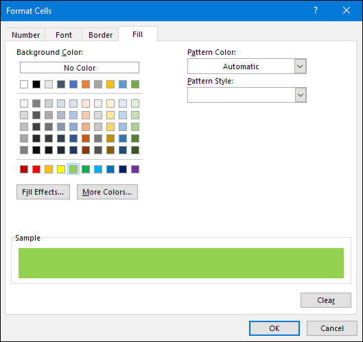 Предпросмотр формата правила