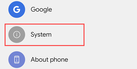 Перейдите в раздел Система