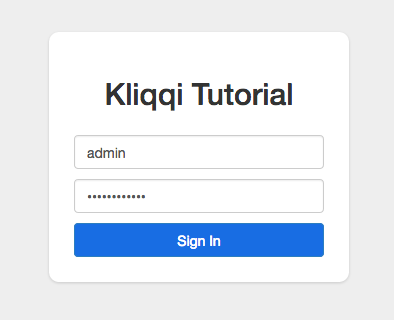 Kliqqi Login zum Admin‑Dashboard