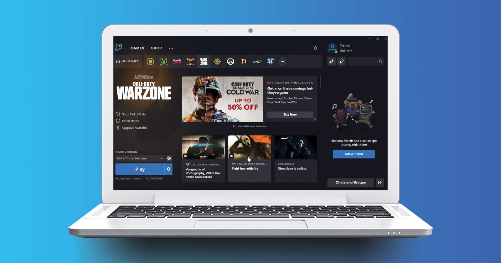 Перенести игры Blizzard на другой диск