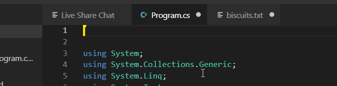 The Follow option lets you see someone else work through a project.