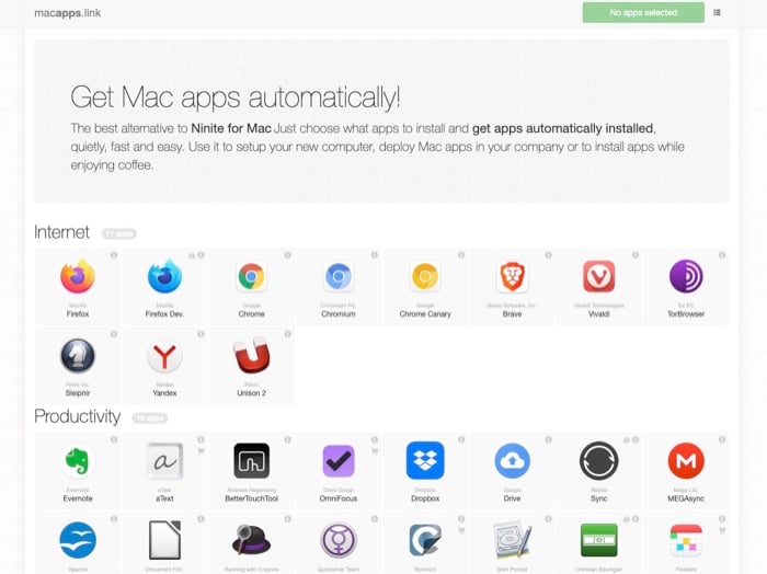 Библиотека приложений на macapps.link