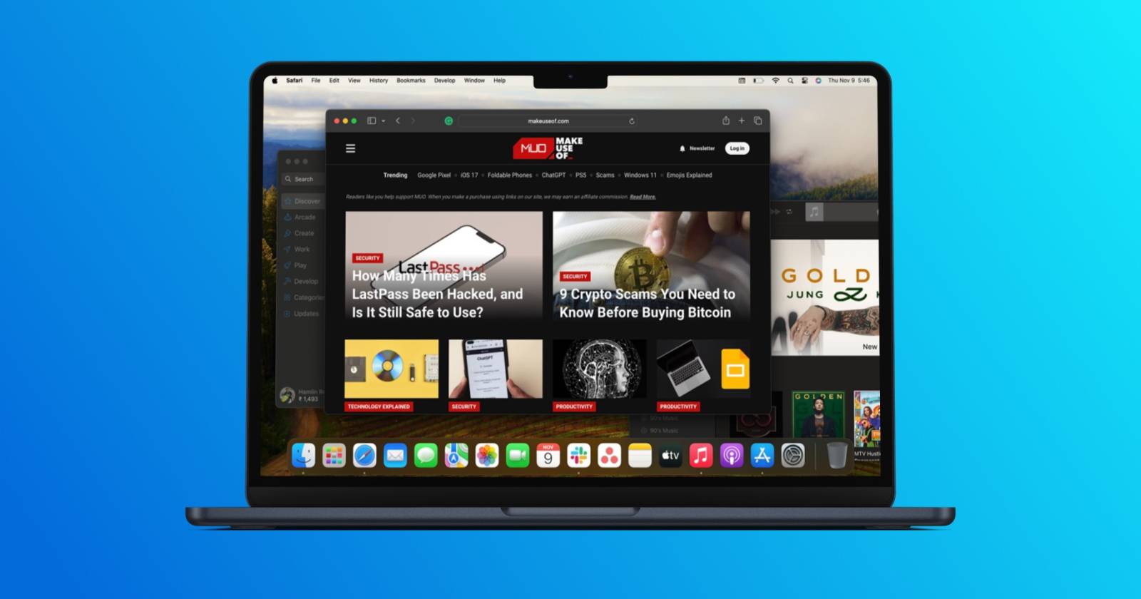 Отключить клик по обоям в macOS Sonoma