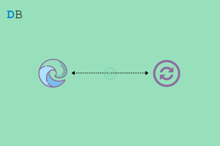 Исправить синхронизацию в Microsoft Edge