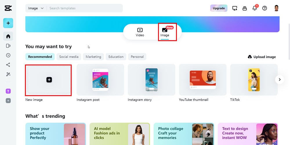 Кнопка изображения