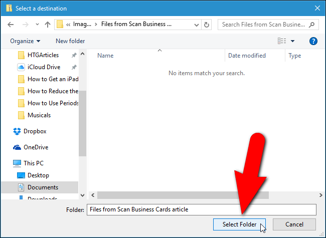 Создание новой папки и выбор её для извлечения содержимого ZIP-архива