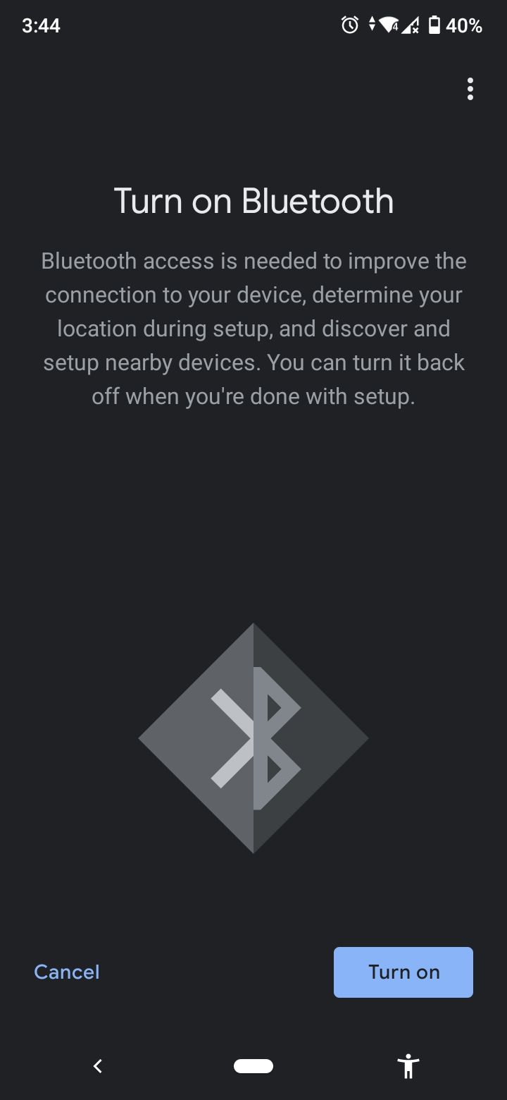Активация Bluetooth на телефоне