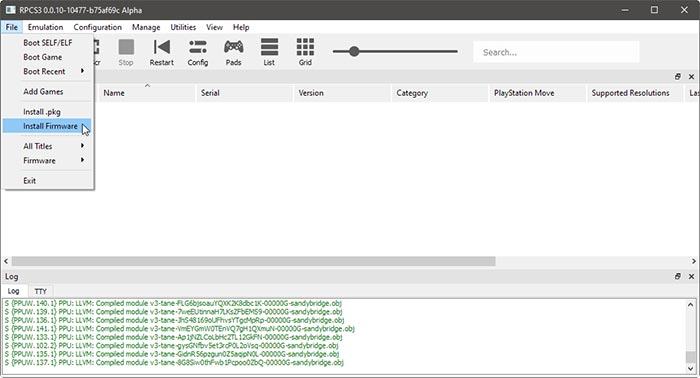 Ps3 On The Pc With Rpcs3 Install Firmware
