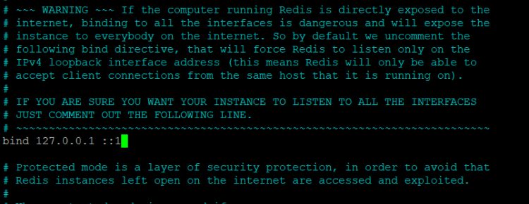 Привязка Redis к localhost