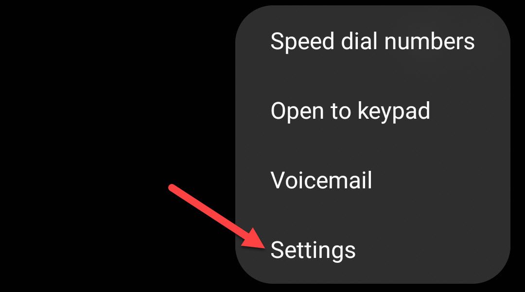 Откройте меню и нажмите 