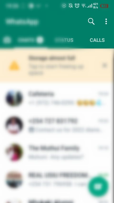 Скриншот WhatsApp