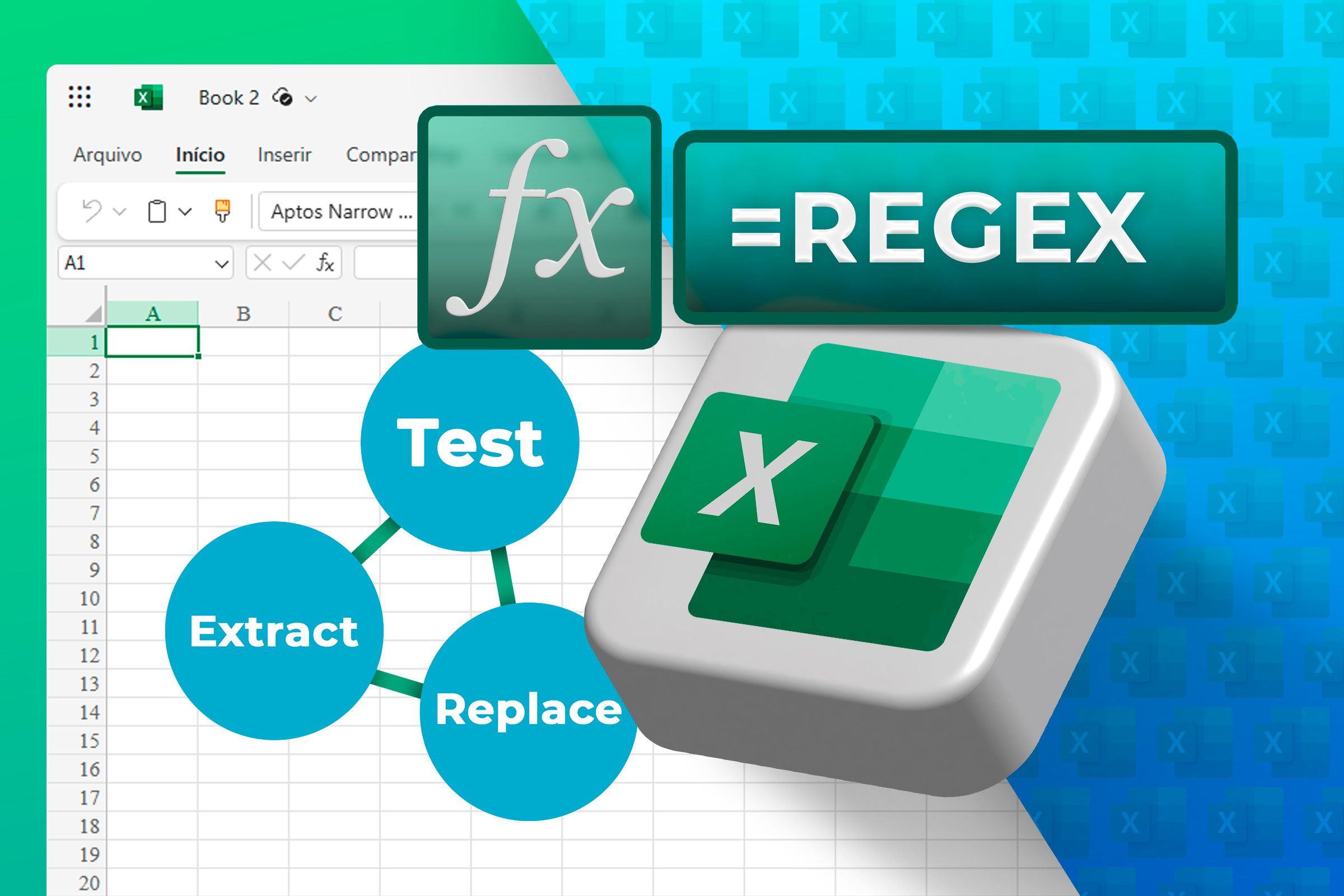 REGEX в Excel: REGEXTEST, REGEXEXTRACT, REGEXREPLACE