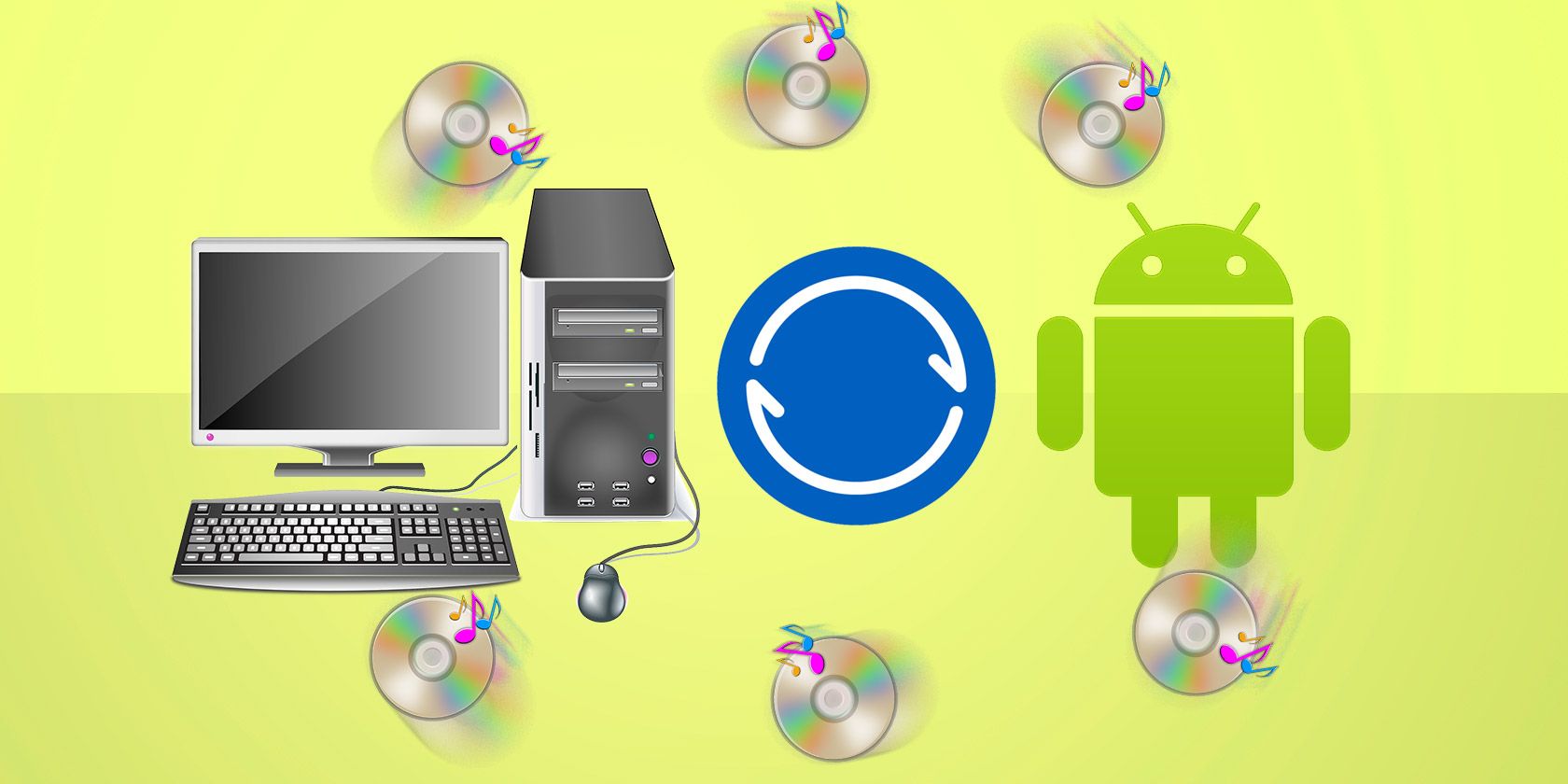 Синхронизировать iTunes с Android