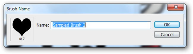 Создайте предустановку кисти только из выделенной области