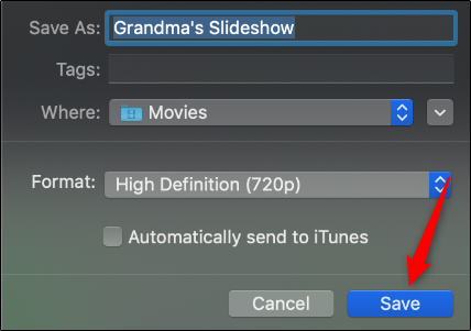 save as video format mac