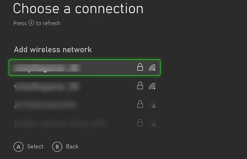 Ввод пароля мобильной точки доступа на Xbox