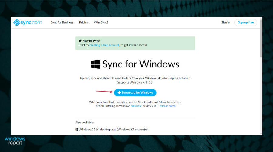 Окно установщика Sync с принятием условий и кнопкой Далее