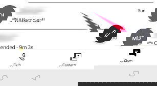 Android Skype: значок карандаша для нового чата