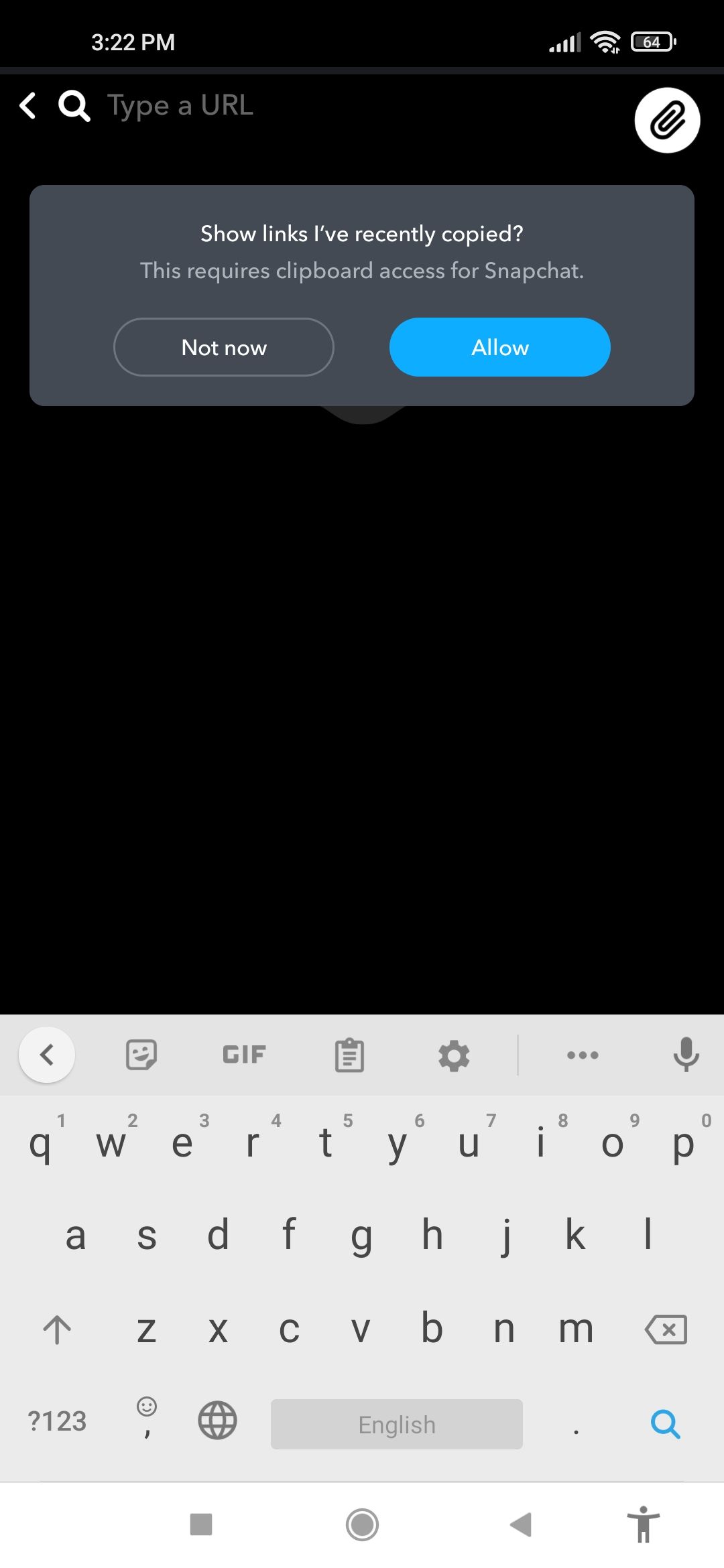 Прикрепление URL к Snap и выбор публикации в Story или отправки конкретным контактам