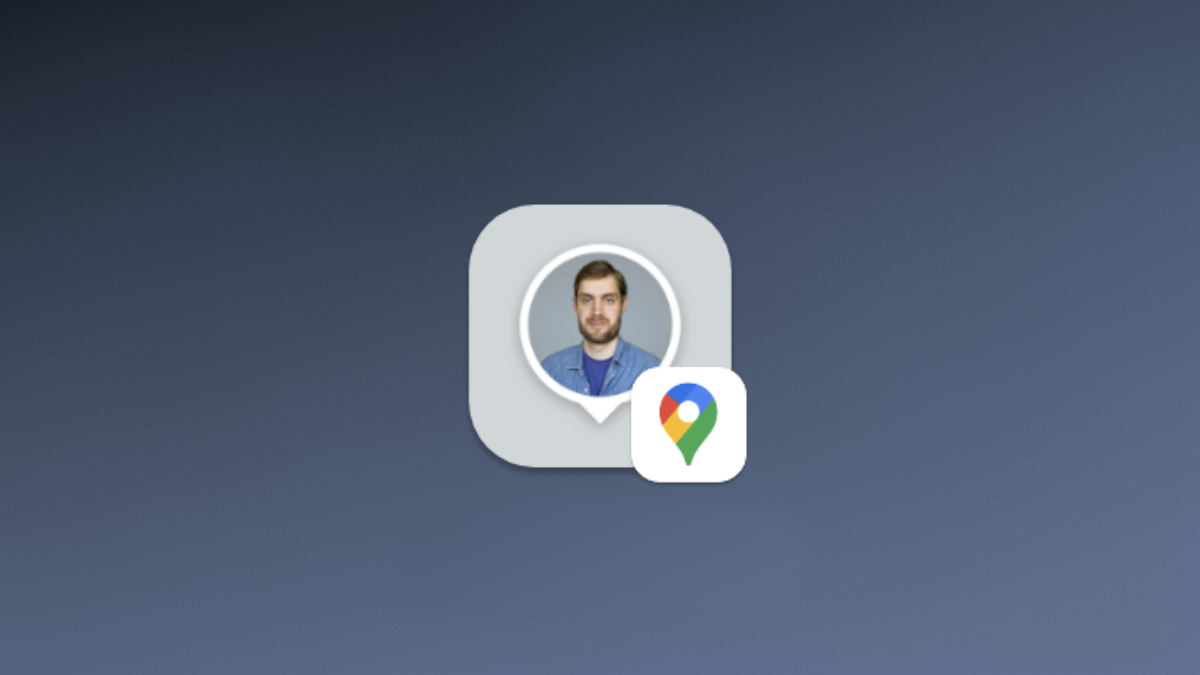Значок профиля в Google Maps.