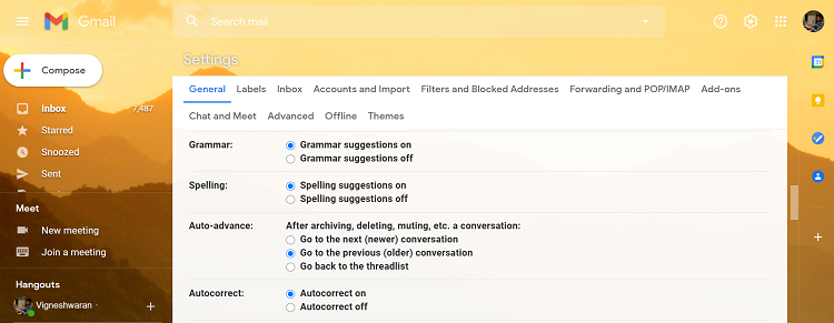 Настройка поведения Авто‑перехода